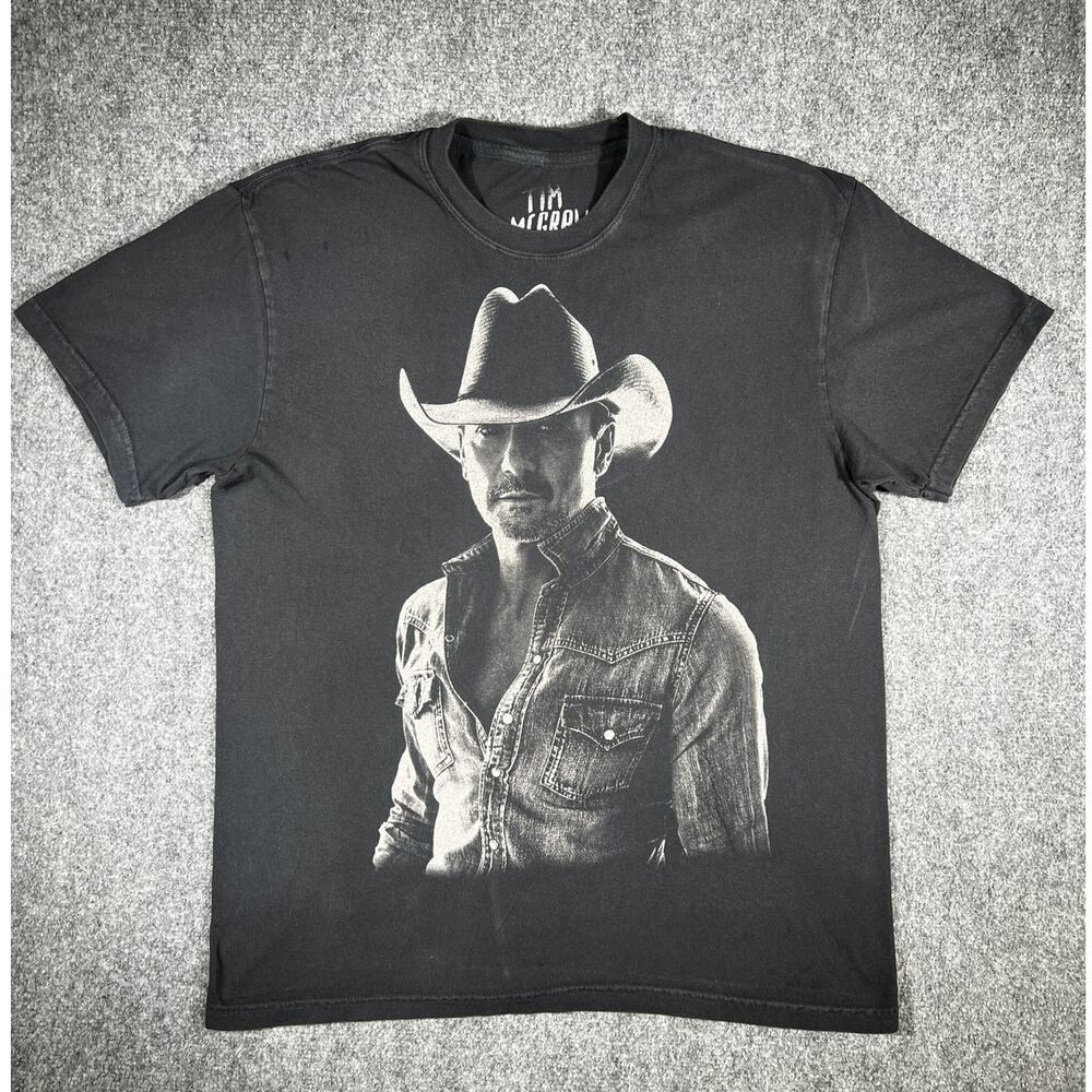 Tim McGraw Standing Room Only Tour T-Shirt Large Black